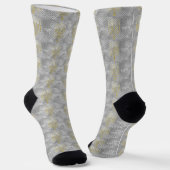 Hanukkah Socks "Elegant Menorahs" Socken (Gewinkelt)