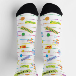 Hanukkah Socks "Party Time" Socken