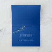 Hanukkah Sparkle Gold Stars Grußkarte Feiertagskarte (Innenseite)