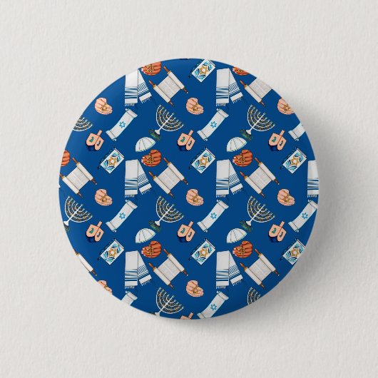 Hanukkah-Spaß-Button Button (Vorderseite)