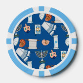 Hanukkah-Spaß-Pokerchips Pokerchips (Vorderseite)