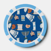 Hanukkah-Spaß-Pokerchips Pokerchips (Rückseite)