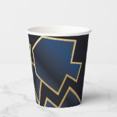 Hanukkah Spiel auf Dreidels 8 oz. Pappbecher (Rückseite)