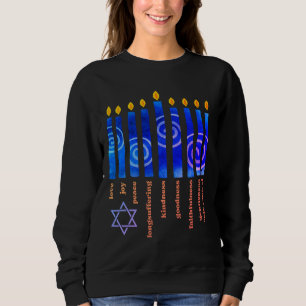 HANUKKAH Spirituelles Obst Christlich Sweatshirt