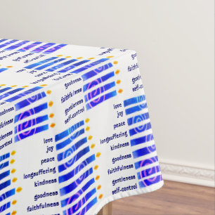 HANUKKAH Spirituelles Obst Christlich Tischdecke
