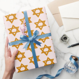 HANUKKAH STAR DAVID Jüdischer Urlaub Bar Mitzvah Geschenkpapier
