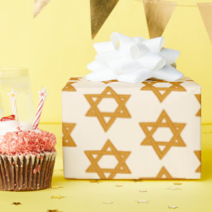 HANUKKAH STAR DAVID Jüdischer Urlaub Bar Mitzvah Geschenkpapier