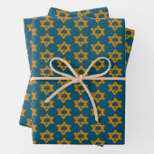 HANUKKAH STAR DAVID Jüdisches Holiday Set of Geschenkpapier Set (Beispiel)