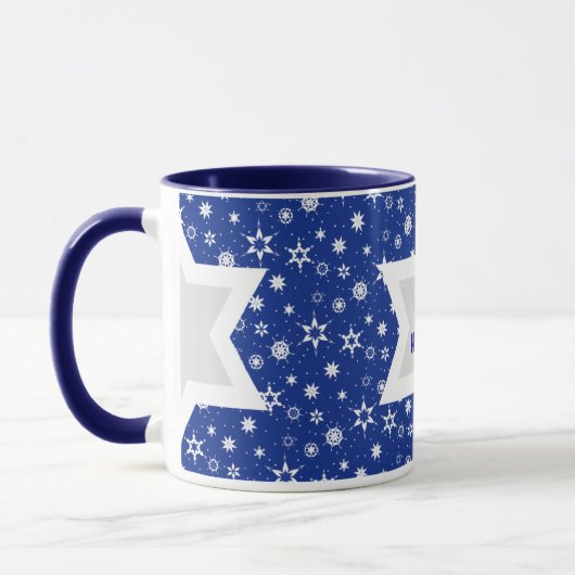 Hanukkah Star der David-Tasse Tasse (Links)