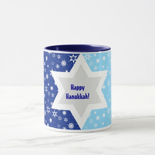 Hanukkah Star der David-Tasse Tasse (Zentrum)