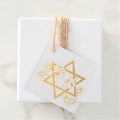 Hanukkah Star und Dreidels Geschenkanhänger (Mit Box)