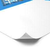 Hanukkah Star von David - Airedale Terrier Poster (Ecke)