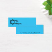 Hanukkah Star von David Gift Tags (Schreibtisch)