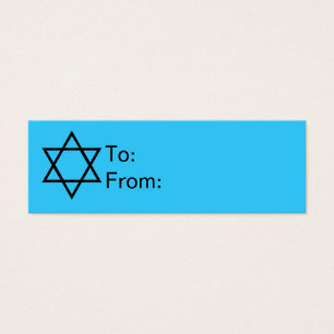 Hanukkah Star von David Gift Tags