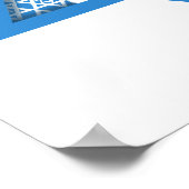 Hanukkah Star von David - Mops Poster (Ecke)