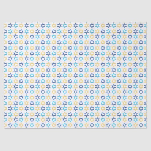 Hanukkah Star von David Seidenpapier (Vorderseite)