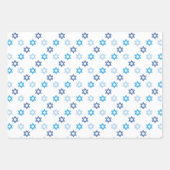 Hanukkah Star von David Set Geschenkpapier Set (Vorderseite)