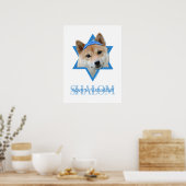 Hanukkah Star von David - Shiba Inu Poster (Küche)