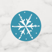 Hanukkah Starflake Confetti Konfetti (Klein Vorderseite)