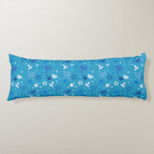 Hanukkah Stars Body Pillow Seitenschläferkissen