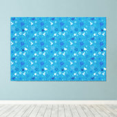 Hanukkah Stars Canvas Print Leinwanddruck (Insitu (Holzboden))