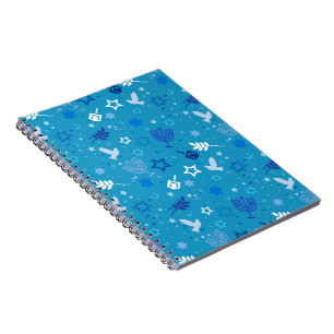 Hanukkah Stars Foto Notebook Notizblock