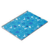 Hanukkah Stars Foto Notebook Notizblock (Linke Seite)