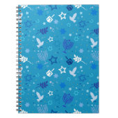 Hanukkah Stars Foto Notebook Notizblock (Vorderseite)