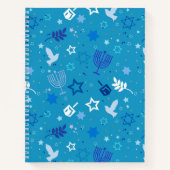 Hanukkah Stars Notebook Notizblock (Vorderseite)