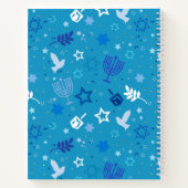 Hanukkah Stars Notebook Notizblock (Rückseite)
