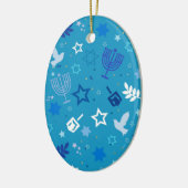Hanukkah Stars Ornament (Links)