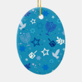 Hanukkah Stars Ornament (Hinten)
