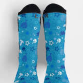 Hanukkah Stars Socken #2 (Oben)