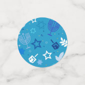 Hanukkah Stars Table Confetti Konfetti (Klein Vorderseite)
