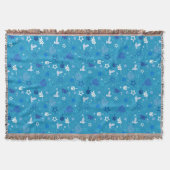 Hanukkah Stars Throw Decke (Vorderseite)