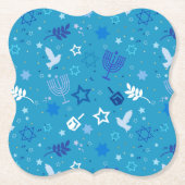 Hanukkah Stars Untersetzer (Vorderseite)