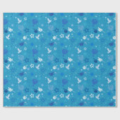 Hanukkah Stars Wrapping Paper Geschenkpapier (Flach)
