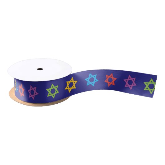 Hanukkah Sternenband Satinband (Spule)