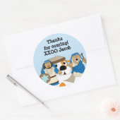 Hanukkah Stickers (1 1/2" oder 3" Personalisiert (Umschlag)