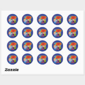 Hanukkah Stickers (1 1/2" oder 3") Super Heroes (Blatt)