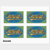 Hanukkah Stickers "Retro Chanukah Est 139 BCE" (Blatt)