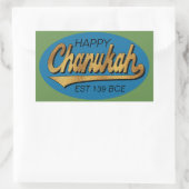 Hanukkah Stickers "Retro Chanukah Est 139 BCE" (Tasche)