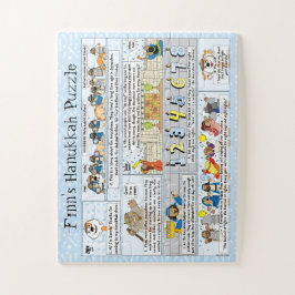 Hanukkah Story Puzzle 11 x 14 Übergroße Stücke