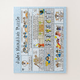 Hanukkah Story Puzzle 16 x 20 übergroße Stücke