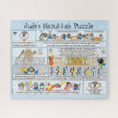 Hanukkah Story Puzzle Personalisiert/16 x 20 (Horizontal)