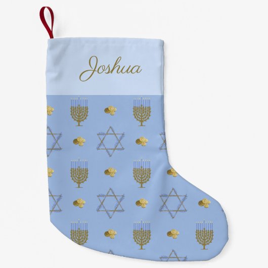 Hanukkah-Strumpf Kleiner Weihnachtsstrumpf (Vorderseite)