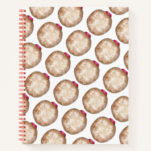 Hanukkah Sufganiyot Jelly Doughnut Donut Chanukah Notizbuch (Vorderseite)