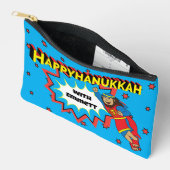 Hanukkah Super Judah Dreidel Zubehörtasche (Offen)