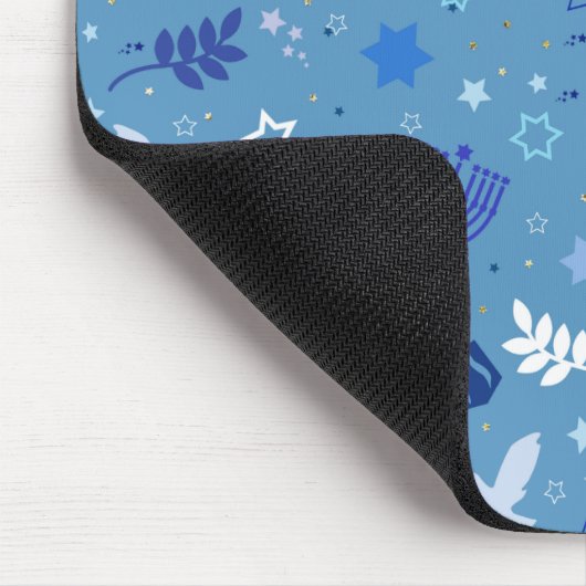 Hanukkah Symbole Mousepad (Ecke)