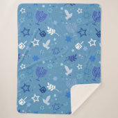 Hanukkah Symbole Sherpadecke (Vorderseite)